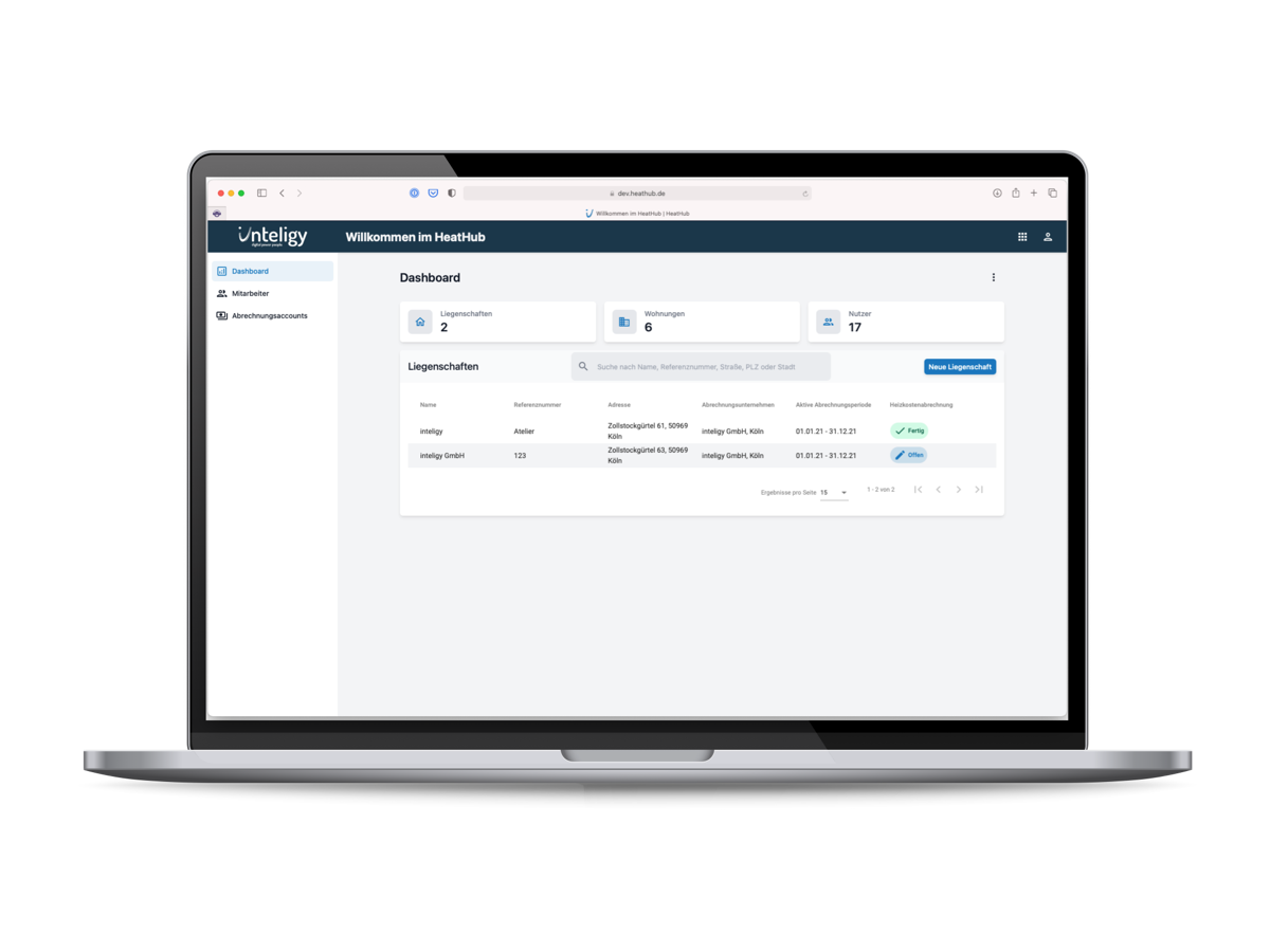 HeatHub - Integrated and Digital Heating Cost Accounting