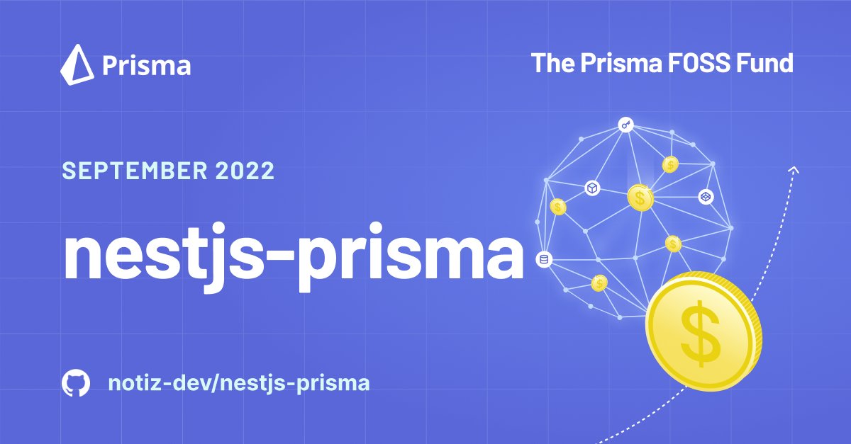 Prisma FOSS Fund - nestjs-prisma